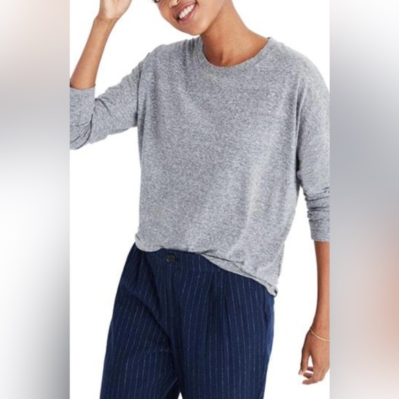 MADEWELL - Dropped Shoulder Long Sleeve Tee - Picture 3 of 8